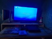 Ps4 Slim 500gb + 2 pultai + 5 žaidimai + TV - nuotraukos Nr. 2