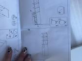 Nauja ikea stiliaus balta vonios lentyna-spintelė - nuotraukos Nr. 2
