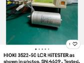 Testeris Lcr Hioki 3522-50 - nuotraukos Nr. 5