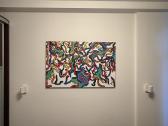 Paveikslas „Miesto pulsas" (80/120cm)