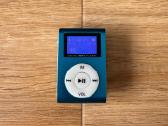 Mini Clip Metalinis Mp3 Grotuvas Mėlynas