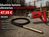 Betono vibratorius Heidmann 1250w, 47€