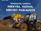 Teleskopinių krautuvų nuoma