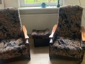 Sofa - lova , du foteliai ir pufas - nuotraukos Nr. 4