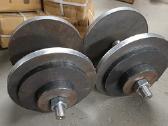Hanteliai 2 po 37kg (74kg) ardomi Kaunas 100eur