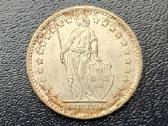 1 frankas 1956m. Šveicarija sidabras unc. - nuotraukos Nr. 2