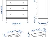 Medinė komoda Hemnes - nuotraukos Nr. 5