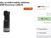 Vandens siurblys dab 1200 - nuotraukos Nr. 2