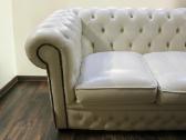 Chesterfield natūralios odos sofa - nuotraukos Nr. 3
