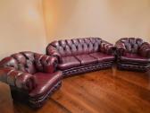 Chesterfield natūralios odos sofa - nuotraukos Nr. 9