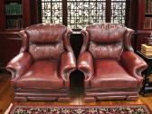 Chesterfield natūralios odos sofa - nuotraukos Nr. 17