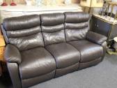 Natūralios odos sofa su reklaineriu