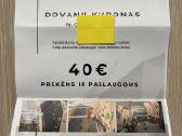 Parduodu dovanų kuponą Bonobo laipiojimo sienelė