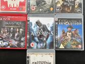 PS3 žaidimų rinkinys 7 žaidimai