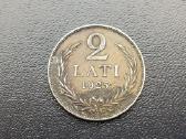 2 latai 1925-26m. Latvija sidabras