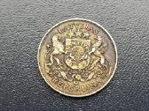 2 latai 1925-26m. Latvija sidabras - nuotraukos Nr. 4