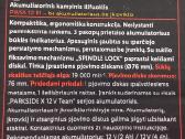 Parduodu naują akumuliatorinį kampinį šlifuoklį - nuotraukos Nr. 4