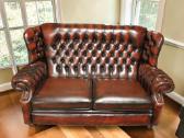 Chesterfield natūralios odos komplektas 3+2 - nuotraukos Nr. 4