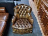 Chesterfield natūralios odos komplektas 3+2 - nuotraukos Nr. 7