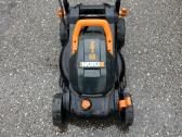 Worx akumuliatorinė žoliapjovė vėjąpjovė 2x4ah