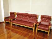 Natūralios odos sofa su miegojimo funkcija - nuotraukos Nr. 25