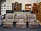 Natūralios odos sofa su miegojimo funkcija - nuotraukos Nr. 28