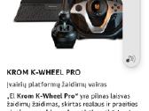 Parduodamas Krom-wheel Pro simuliatorius - nuotraukos Nr. 2