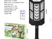 LED sviestuvas su judesio davikliu ir saules