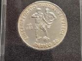 Kuba 1988 5 pesos Ag999 Football Mexico '86