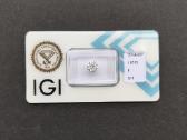 1.0 ct Sertifikuotas Natūralus Deimantas