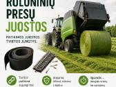Diržai ruloniniams presams, juostos presams