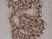 Bismarkas raudono auksine grandinele 585prb 63,7gr