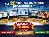 Patikimi naudoti kompiuteriai su 6 mėn. Garantija!