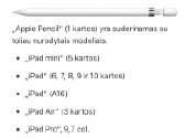 Apple Pensil original 1 gen - nuotraukos Nr. 3
