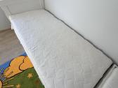 Viengulė lova su vilnos čiužiniu ir 2 stalčiais - nuotraukos Nr. 6