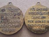 Laisves medaliai 1918-1928m 2vnt
