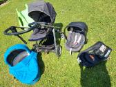 3in1 vežimėlis su isofix kėdutės tvirtinimu