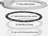 LED žiedinė lempa 100w 55 cm - Premium - nuotraukos Nr. 5