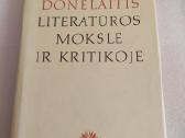 K. Donelaitis literatūros moksle ir kritikoje