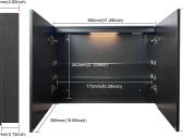 Veidrodinė spintelė su LED apšvietimu, 60x80cm - nuotraukos Nr. 3