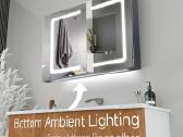 Veidrodinė spintelė su LED apšvietimu, 60x80cm - nuotraukos Nr. 5