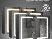 Veidrodinė spintelė su LED apšvietimu, 60x80cm - nuotraukos Nr. 7