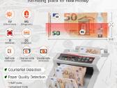 Pinigų skaičiavimo mašina, banknotų skaičiuoklė - nuotraukos Nr. 4