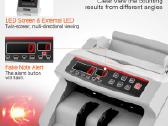 Pinigų skaičiavimo mašina, banknotų skaičiuoklė - nuotraukos Nr. 6