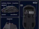 Ajazz Aj139 V2 Mc belaidė wireless gaming pelė - nuotraukos Nr. 6