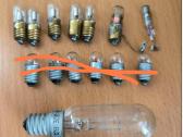 Tarybinės kaitrinės, neoninės lemputės, LED, mini