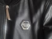 Philipp Plein lamb skin bomber jacket
