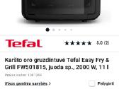Karšto oro gruzdintuvė Tefal Easy Fry & Grill Fw50 - nuotraukos Nr. 6