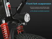 Samebike Ebe2-ft elektrinis dviratis - nuotraukos Nr. 15