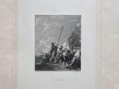 Originali XIX a. graviūra 1834, "Piligrimai" - nuotraukos Nr. 2
